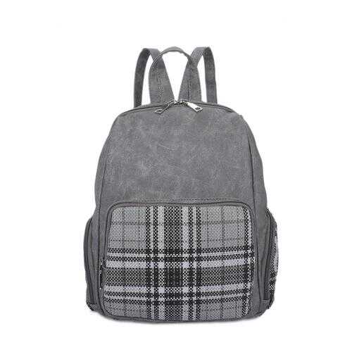 Рюкзак женский OrsOro DS-0142 черно-серая клетка в Levis