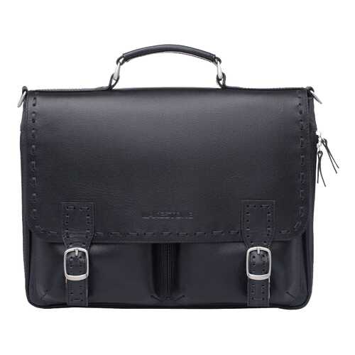 Портфель кожаный Lakestone 943058/BL черный в Levis