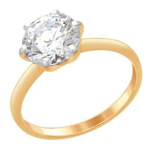 Кольцо женское SOKOLOV из серебра со Swarovski Zirconia 89010075 р.16.5 в Levis