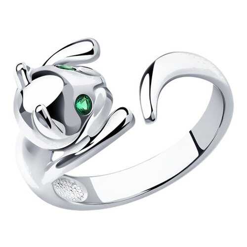 Серебряное кольцо женское «Котёнок» SOKOLOV 94011327 р.17 в Levis