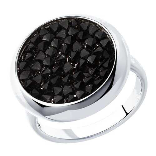 Серебряное кольцо женское с кристаллами Swarovski SOKOLOV 94012428 р.20 в Levis