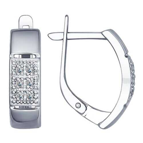 Серьги SOKOLOV из серебра с фианитами 94022460 в Levis