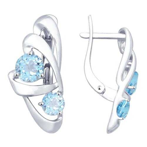 Серьги SOKOLOV из серебра с топазами 92021817 в Levis