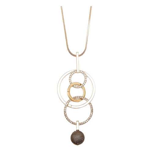 Колье женское Asavi Jewel NC811019 золотистое в Levis