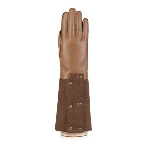 Перчатки женские Eleganzza F-HS0097 коричневые 6.5 в Levis