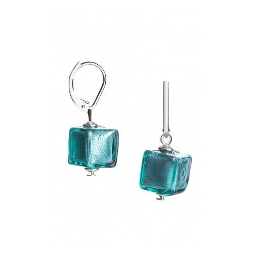 Серьги Perla Cubo 09030366 изумрудные в Levis