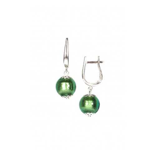 Серьги Perla Grande Argento 09030703 изумрудные в Levis