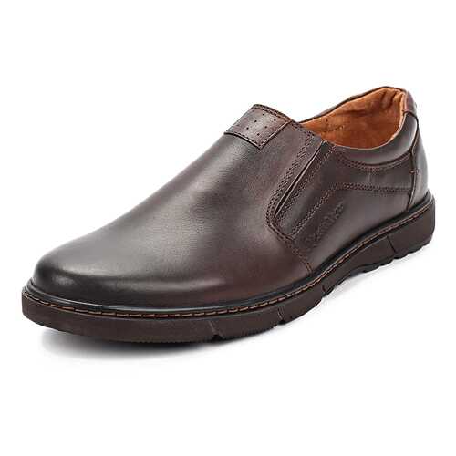 Полуботинки мужские Alessio Nesca 25807580 коричневые 43 RU в Levis