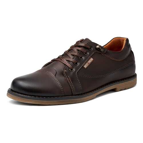 Полуботинки мужские Alessio Nesca 25807760 коричневые 39 RU в Levis