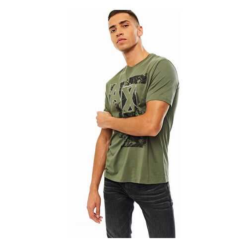 Футболка мужская Armani Exchange 3HZTGZ ZJA5Z 1803 хаки L в Levis