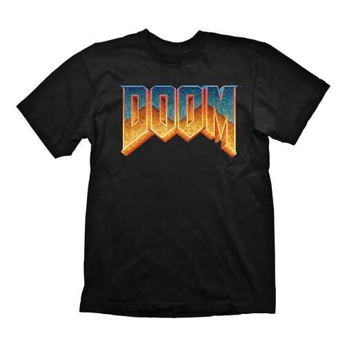 Футболка мужская Gaya Entertainment Doom Logo черная L в Levis