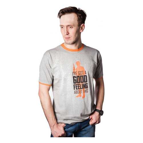 Футболка мужская Good Loot Good Feeling серая M в Levis