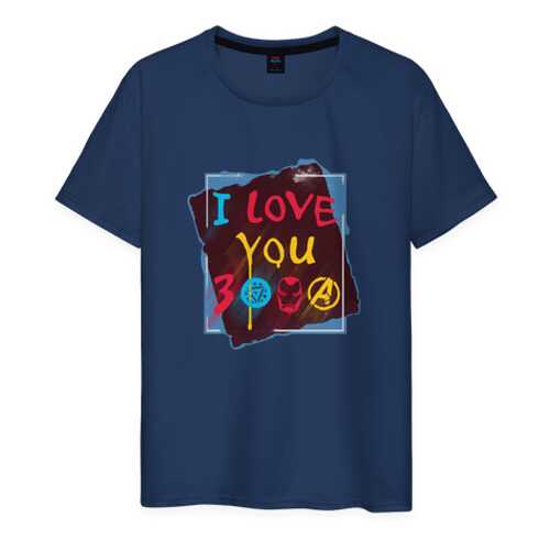 Футболка мужская ВсеМайки 1844225 синяя XXL в Levis