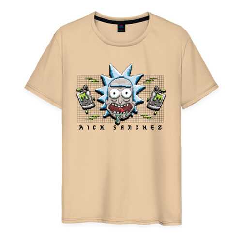 Футболка мужская ВсеМайки 2560407 бежевая XL в Levis