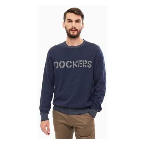 Джемпер мужской Dockers 5784800100 синий/серый M в Levis