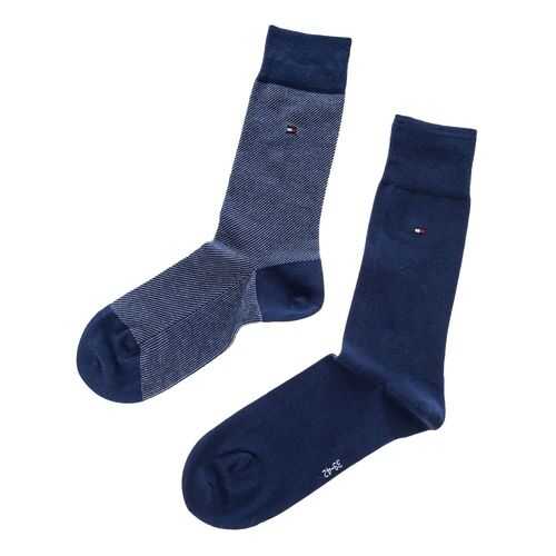 Набор носков мужских Tommy Hilfiger 320220001 синих 39-42 US в Levis