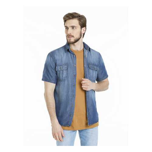 Рубашка мужская Velocity M06V023-2 синяя S в Levis
