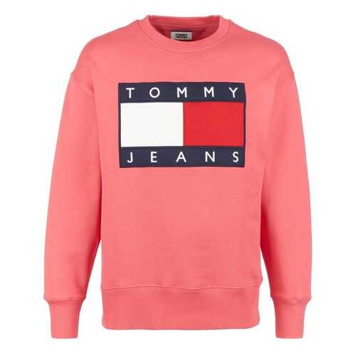 Свитшот мужской Tommy Jeans DM0DM07201 T1L розовый XL в Levis