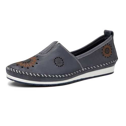 Мокасины женские Alessio Nesca TR-CR-393 голубые 41 RU в Levis