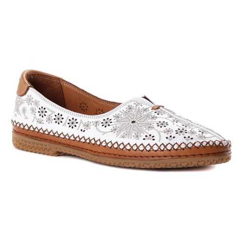 Мокасины женские Shoes Market 997-705-1 белые 39 RU в Levis