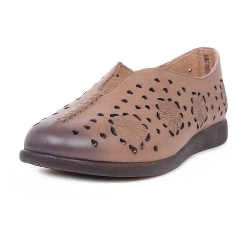 Туфли женские Alessio Nesca Comfort AMG19SS-26A коричневые 37 RU в Levis