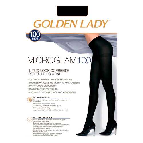 Колготки Golden Lady MICROGLAM 100, nero, 2/S в Levis