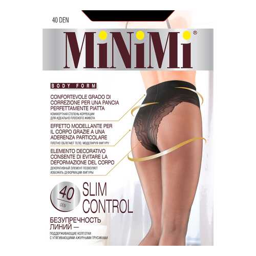 Колготки MiNiMi SLIM CONTROL 40, nero, 3/M в Levis