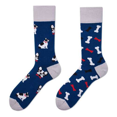 Носки женские Kawaii Factory Мопсы синие 36-39 в Levis