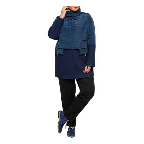 Пальто женское KR 7702 синее 62 RU в Levis