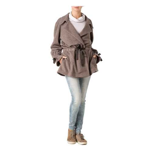 Полупальто женское Adzhedo 6211 коричневое 4XL в Levis