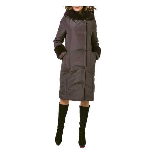 Пуховик-пальто женский DizzyWay 19307 фиолетовый 50 RU в Levis