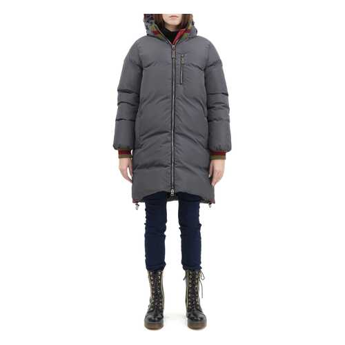 Пуховик женский Doctor E ALMN-35 серый 50 RU в Levis