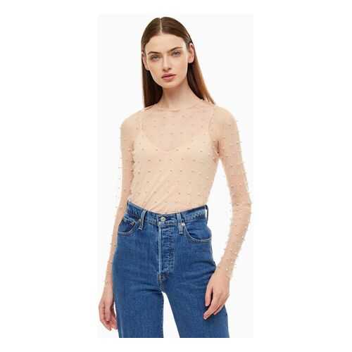 Блуза женская Guess W93P59-K8RX0-PICH оранжевая S в Levis
