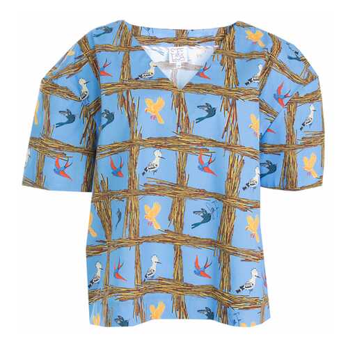 Блуза женская STELLA JEAN 80939 голубая 40 IT в Levis