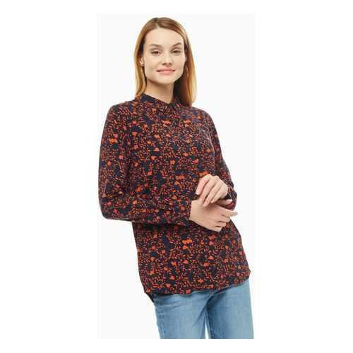 Рубашка женская ICHI 110282 14043 синяя 34 EU в Levis