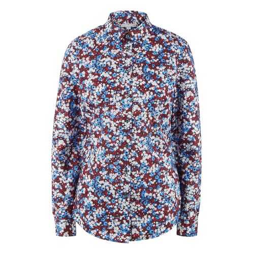 Рубашка женская Tommy Hilfiger WW0WW26611 синяя 36 US в Levis