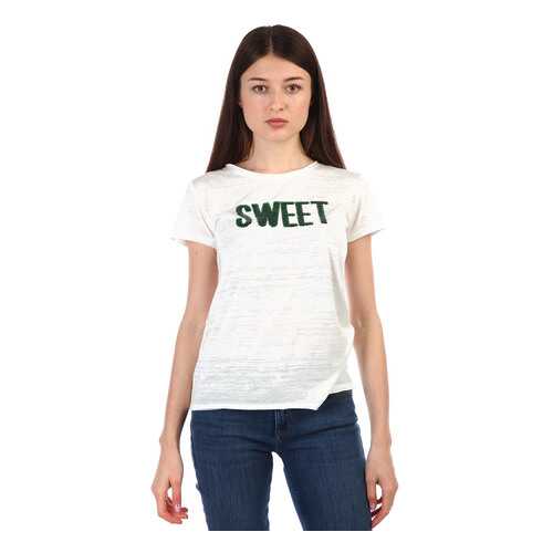 Футболка женская A PASSION PLAY SQ61213 белая L в Levis