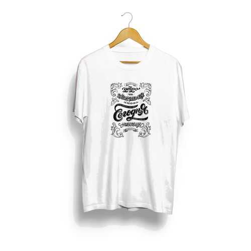 Футболка женская GOODbrelok КАЖДОЕ УТРО белая 44 в Levis