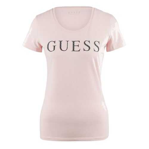 Футболка женская Guess W0YI0F-J1300 розовая M в Levis