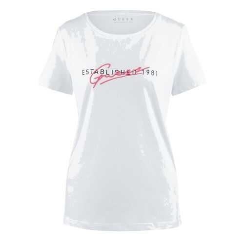 Футболка женская Guess W0YI47-I3Z00 белая XS в Levis