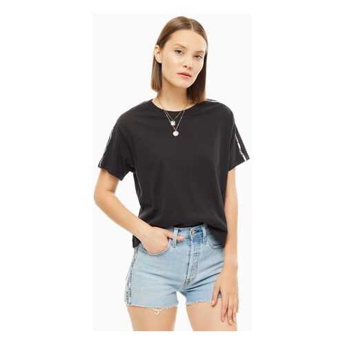 Футболка женская Levi's 1771663 черная/белая XXS в Levis