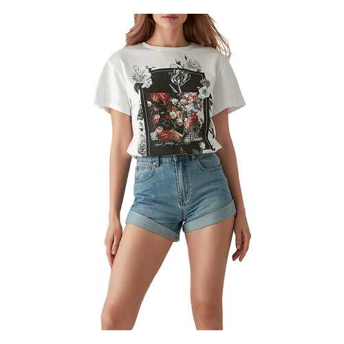 Футболка женская LOVE REPUBLIC 255124360 белая XS в Levis