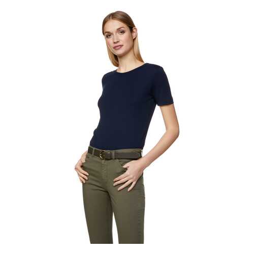 Футболка женская United Colors of Benetton CCC_3GA2E16A0 синяя M в Levis