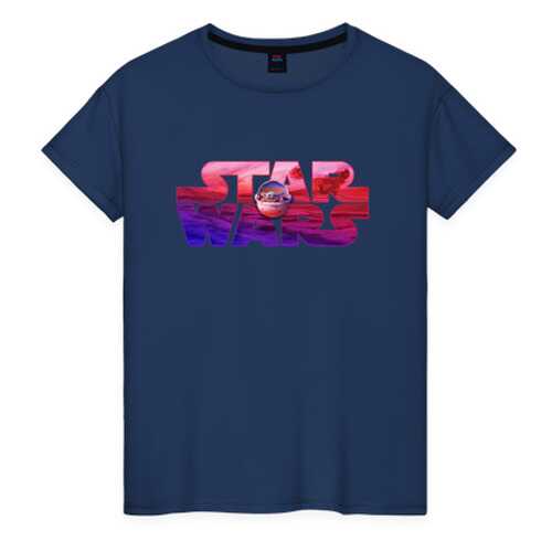 Футболка женская ВсеМайки 2147265 синяя S в Levis