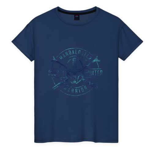 Футболка женская ВсеМайки 2177841 синяя XXL в Levis