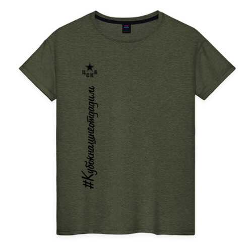 Футболка женская ВсеМайки 2453037 хаки S в Levis