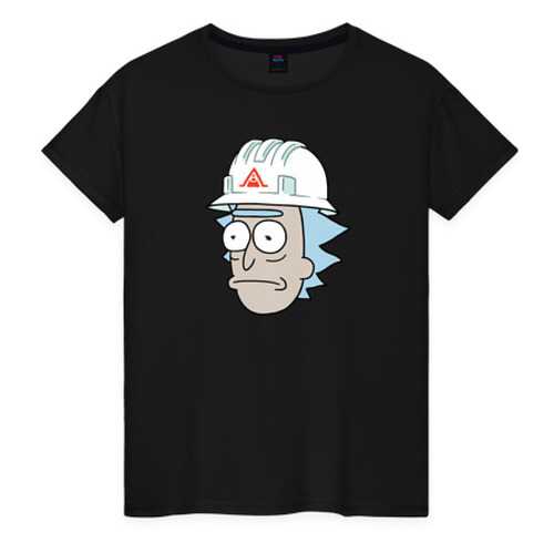 Футболка женская ВсеМайки 2461187 черная L в Levis