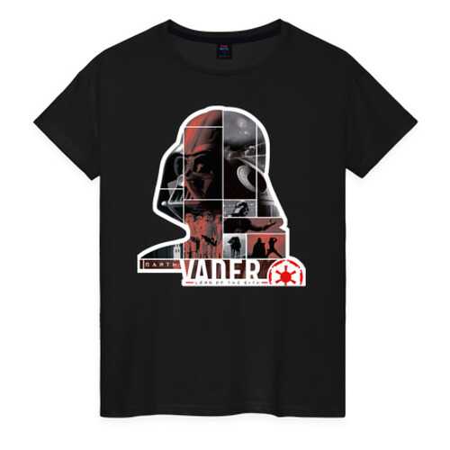 Футболка женская ВсеМайки Vader черная 4XL в Levis