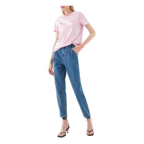 Футболка женская ZARINA 327515415 розовая M в Levis