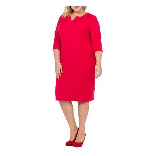 Платье женское Интикома 416073 красное 60 RU в Levis